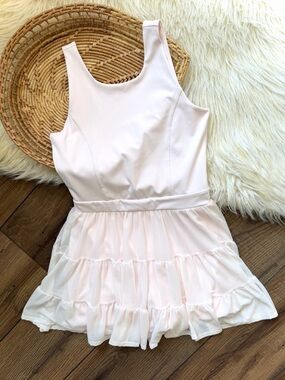 YPB Active by Abercrombie Kids Pink Mesh Tennis Mini Dress Girls Size 11/12